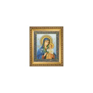 Набір для виготовлення картини зі стразами Чарівна Міть КС-056 Ікона Божої Матері Нев'яний колір