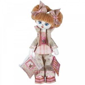 Набір для шиття ляльки на лляній основі. Текстильна лялька "Соня" До-1009