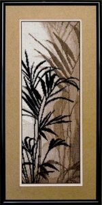 Набір для вишивання хрестиком Чарівна Мить №439 Триптих "Пальмове листя