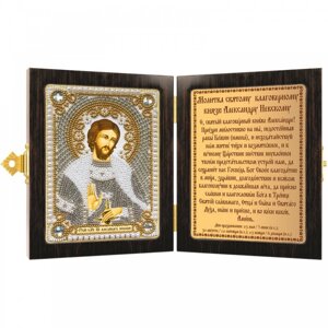 Набір для вишивки ікон в рамці-складне СМ-7101 Св. Блгв. Великий Князь Олександр Невський