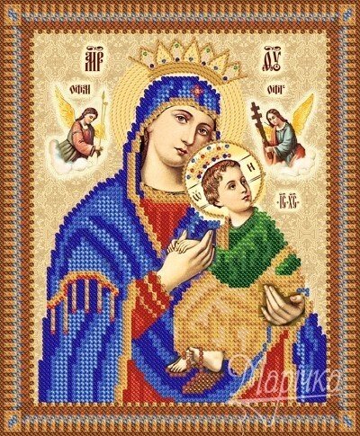 Схема для вишивання бісером РІП-055 Ікона Божої Матері &quot;Страсна&quot; - Україна