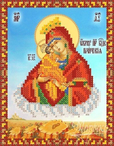 Схема для вишивання бісером РІП-5219 Почаївська ікона Божої Матері - характеристики