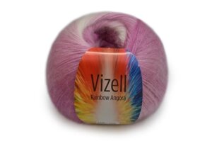 Пряжа Vizell Rainbow Angora 04