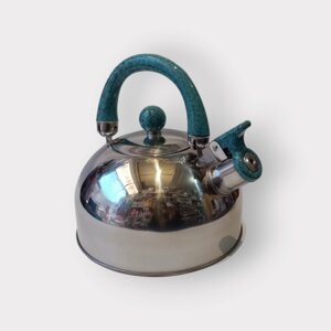 Чайник із свистком Edenberg EB-354C-Turquoise 2.5 л бірюзовий