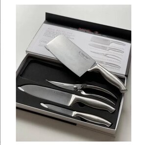 Набір ножів з нержавіючої сталі zepter 2021 з ножицями