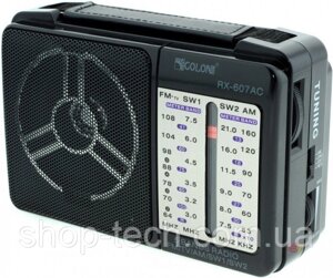 Радіоприятель GOLON RX-607 AC автономне радіо приймача Червоного