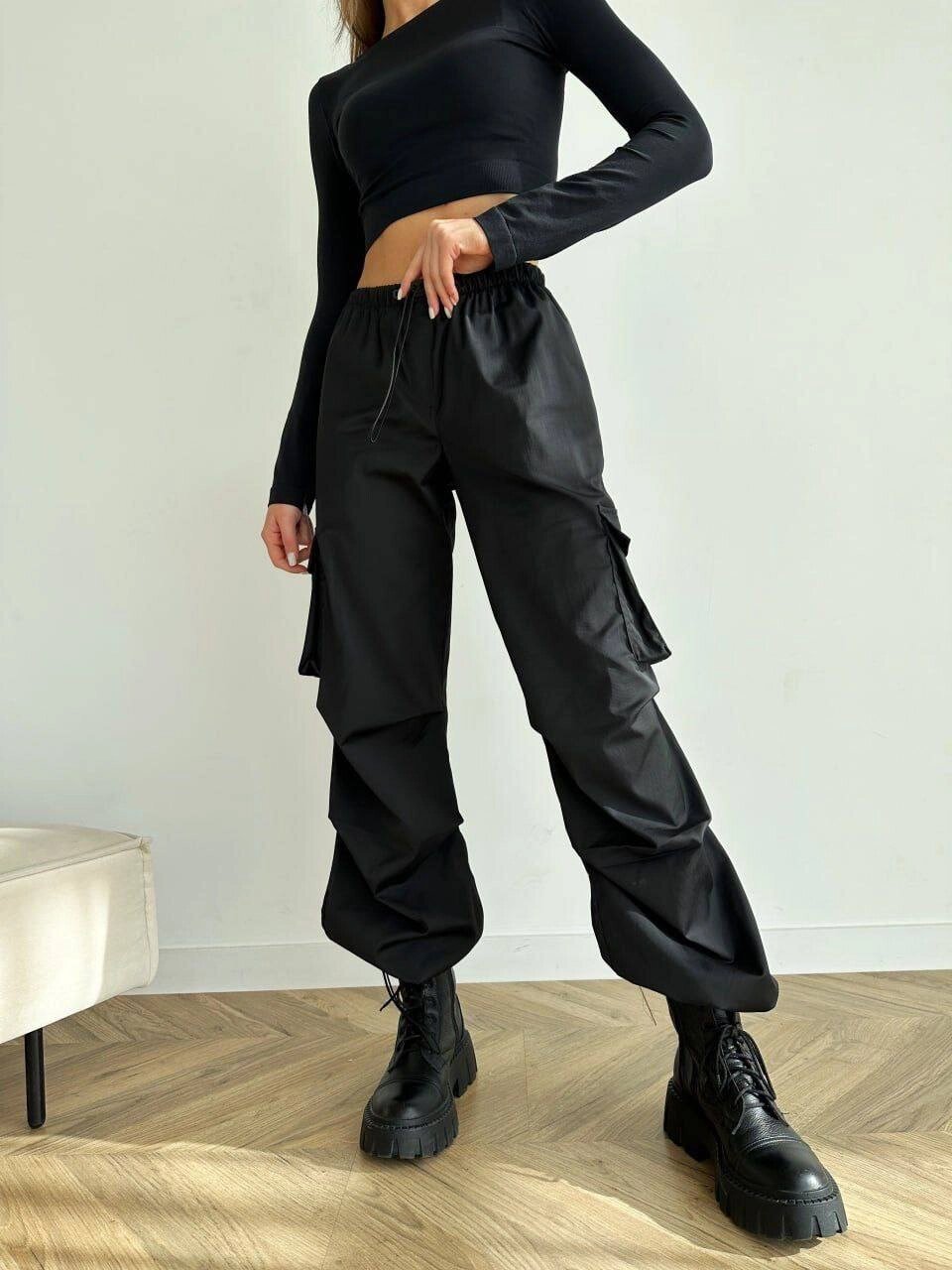 Стильні жіночі штани - Карго з кишенями від компанії сom.mode - фото 1
