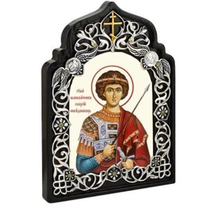Ікона латунна Георгий Победоносец - 2.78.0806л