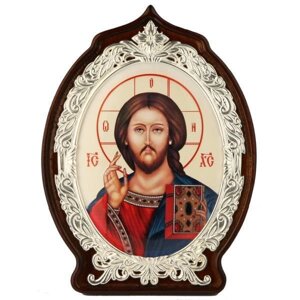 Ікона латунна Господь Вседержитель - 2.78.01859л