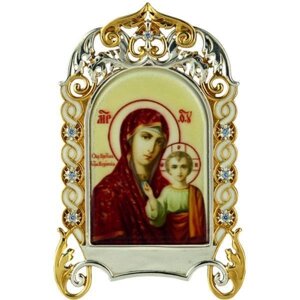 Ікона настольна срібна Образ Божої матері Казанської - 2.76.0404