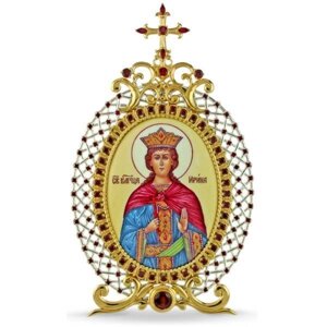 Ікона настільна срібна Святої великомучениці Ірини - 2.78.0030