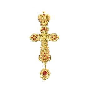 Хрест для священика латунний позолочений - 2.10.0006лп