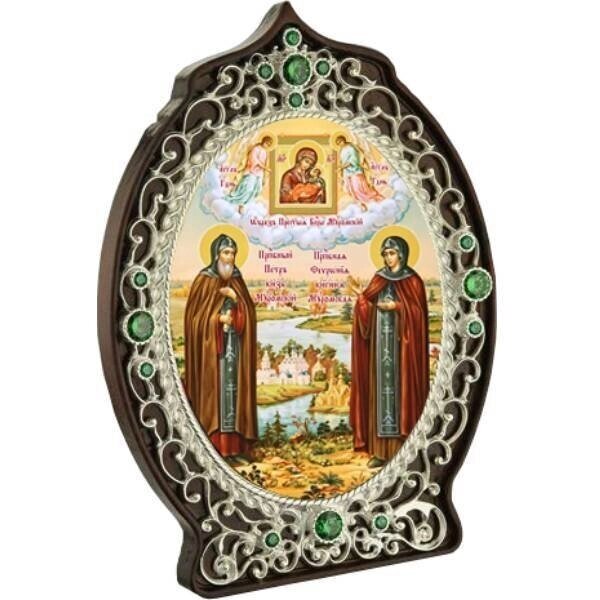 Ікона латунна Петро і Февронія - 2.78.0964л - порівняння