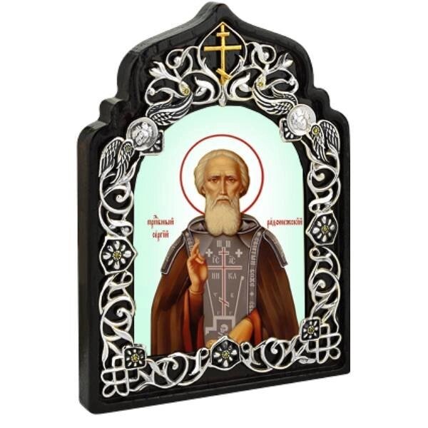 Ікона латунна Святий преподобний Сергій Радонезький - 2.78.0815л - характеристики