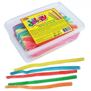 Жувальні цукерки Jellopy мармеладні палички в цукрі 1,5 кг