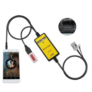 Автомобільний перехідник для MP3 CD, USB, AUX-вхід, адаптер для Audi\Volkswagen\Skoda
