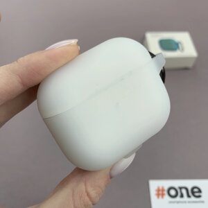 Чохол для AirPods 3 силіконовий чохол з карабіном на навушники аірподс 3 прозорий d7u