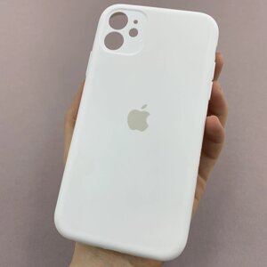 Чохол для Apple iPhone 11 матовий кейс із закритою камерою чохол на телефон айфон 11 білий o5h