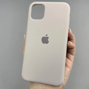 Чохол для Apple iPhone 11 силіконовий кейс з мікрофіброю на телефон айфон 11 лавандовий slk