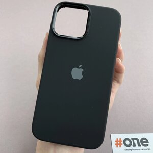 Чохол Apple iPhone 13 Pro Max з металевою рамкою кейс на телефон айфон 13 про макс чорний h3z