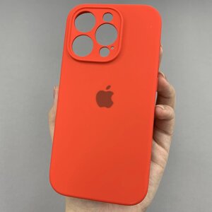 Чохол для Apple iPhone 14 Pro матовий кейс із закритою камерою чохол на телефон айфон 14 про червоний o5h