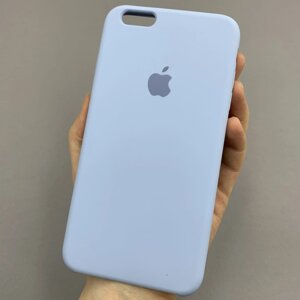Чохол для Apple iPhone 6 Plus / 6s Plus силіконовий кейс з мікрофіброю на айфон 6 плюс / 6с плюс блакитний slk