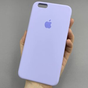 Чохол для Apple iPhone 6 Plus / 6s Plus силіконовий кейс з мікрофіброю на айфон 6 плюс / 6с плюс бузковий slk