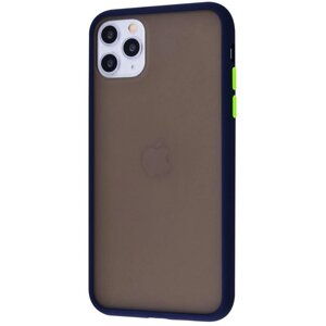 Чохол для iPhone 11 Pro Max Totu Gingle Series Blue накладка на айфон 11 про макс темно-синій, протиударний