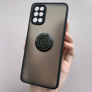 Чохол для OnePlus 9R чохол Totu з кільцем з підставкою на телефон ван плюс 9р чорний m8n