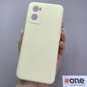 Чохол для Oppo A36 матовий із захистом для камери чохол на телефон оппо а36 молочний cfh