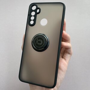 Чохол для Realme 5i чохол Totu з кільцем з підставкою на телефон реалмі 5і чорний m8n