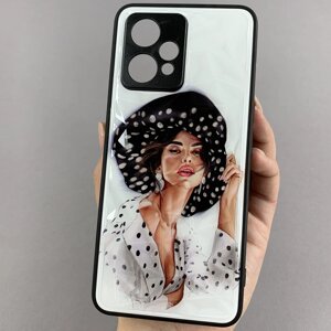 Чохол для Realme 9 Pro Plus Ladies з 3д ефектом дівчинка в капелюсі чохол на телефон реалмі 9 про плюс