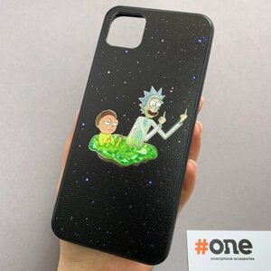 Чохол для Realme C11 з принтом Рік і Морті з малюнком Rick & Morty чохол на телефон реалмі ц11 чорний PUL