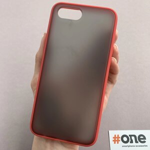 Чохол для Realme C2 чохол з кольоровою окантовкою на телефон реалмі с2 червоний tcb