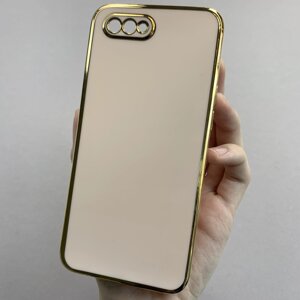 Чохол для Realme C2 глянцевий із золотою окантовкою чохол на телефон реалмі с2 пудровий h7y