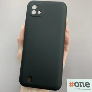 Чохол для Realme C20 силіконовий із захистом камери чохол на телефон реалмі с20 чорний cfa