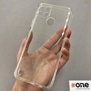 Чохол для Realme C21Y щільний із захистом для камери чохол на телефон реалмі с21у прозорий