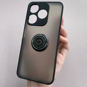 Чохол для Realme GT чохол Totu з кільцем з підставкою на телефон реалмі гт чорний m8n