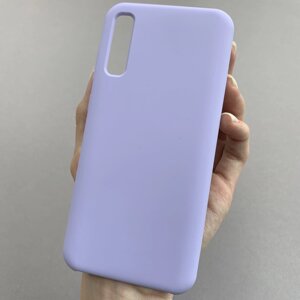 Чохол для Samsung Galaxy A50 преміум чохол з мікрофіброю на телефон самсунг а50 бузковий hqs