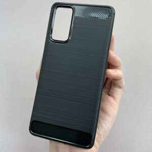 Чохол для Samsung Galaxy S20 FE чохол бампер карбон на телефон самсунг с20 фе чорний pls