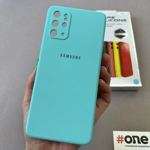 Чохол для Samsung Galaxy S20 Plus із захистом для камери чохол на телефон Самсунг С20 плюс бірюзовий S1Q