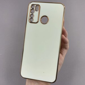 Чохол для Tecno Camon 15 Air (CD6) чохол із золотою окантовкою на телефон техно камон 15 аїр молочний h7yy