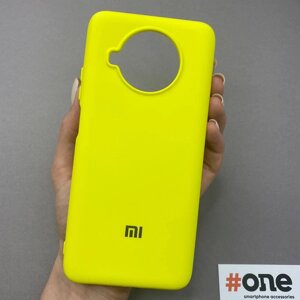 Чохол для Xiaomi Mi 10T Lite з мікрофіброю оксамитовий щільний чохол на телефон сяомі мі 10т лайт жовтий CFA