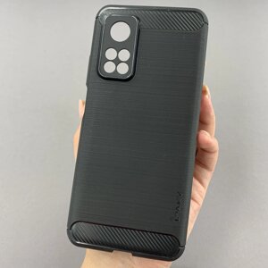 Чохол для Xiaomi Mi 10T Pro ipaky протиударний бронь чохол на телефон сяомі мі 10т про чорний