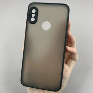 Чохол для Xiaomi Mi A2 Lite чохол із захистом для камери матовий на телефон сяомі мі а2 лайт чорний tcb