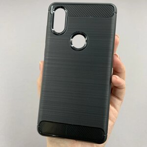 Чохол для Xiaomi Mi Mix 2s чохол бампер карбон на телефон сяомі мі мікс 2с чорний pls