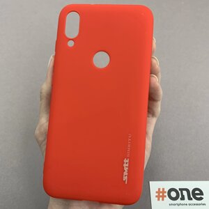 Чохол для Xiaomi Mi Play однотонний силіконовий щільний чохол на телефон сяомі мі плей червоний HLG