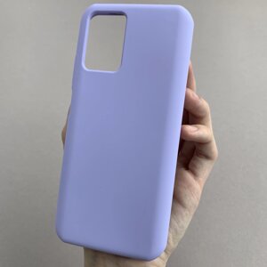 Чохол для Xiaomi Poco M5s силікон кейс чохол з мікрофіброю на телефон сяомі поко м5с бузковий r4e