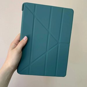 Чохол книга для Apple iPad Air / Air 2 смарт кейс з мікрофіброю підставкою книжка на планшет айпад аир зелена YCS