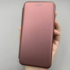 Чохол-книга для Huawei P20 книжка з підставкою на телефон хуавей п20 бордова stn